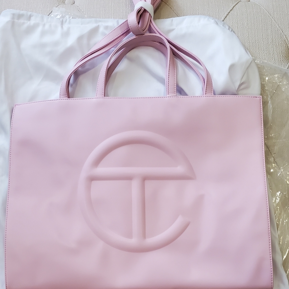 Telfar Large Bubblegum Shopping Bag